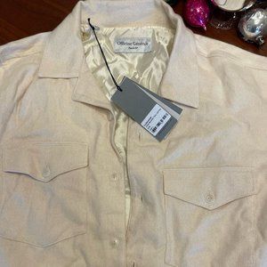 Officine Generale White Cashmere Shirt